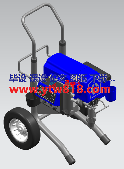 车载式喷雾机的设计【solidworks三维+6张cad图纸+毕业论文+开题报告+任务书+答辩稿】