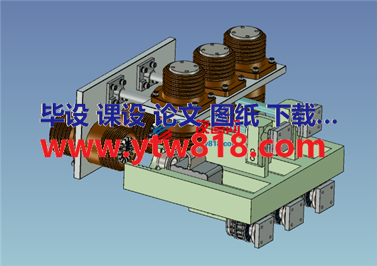 隔离开关6000v1000a（附工程图）