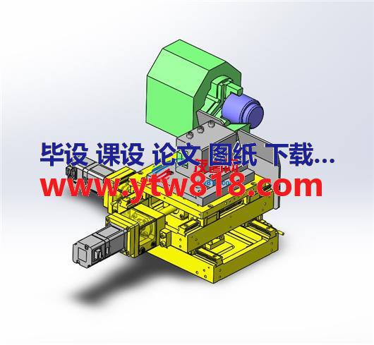 树脂零件的切削加工机/XY两轴机构模型