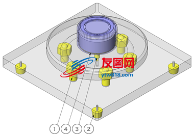 粘接用转台