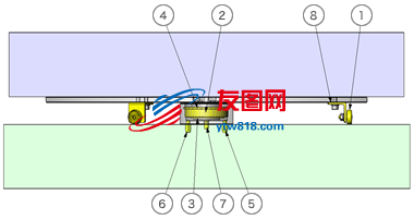 拆装式转台