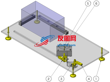 带调整夹紧角度和固定不同尺寸工件的夹具