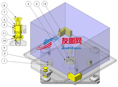 柱塞型旋转组件