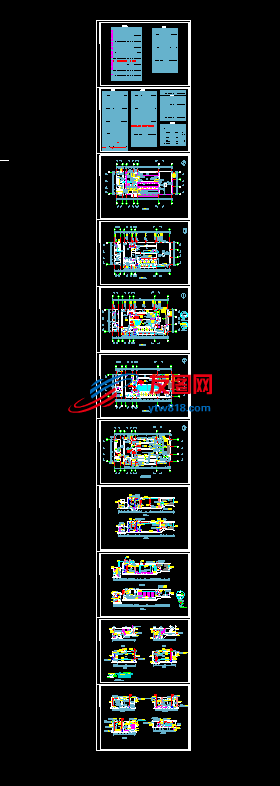 某农村污水AAO+MBR工艺全套图纸