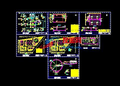 4500m3d啤酒污水处理工程图纸