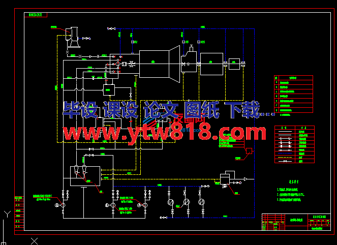 50MW汽轮机油管路系统图Q5031C0008