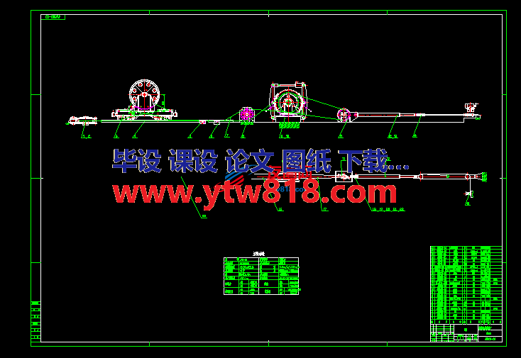 JW800-00无极绳绞车总图