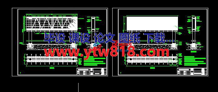 广告牌安装设计施工CAD图纸