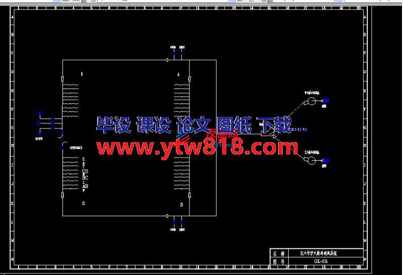 300MW机组锅炉系统图5GL23(火检冷却风系统)