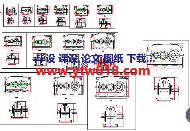 ZSY160~710硬齿面圆柱齿轮减速器套图