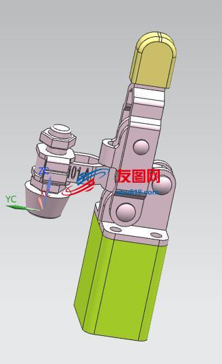 快速压紧器三维数模