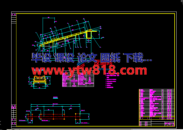 TD75型带式输送机总图TD75 B800X12.3m