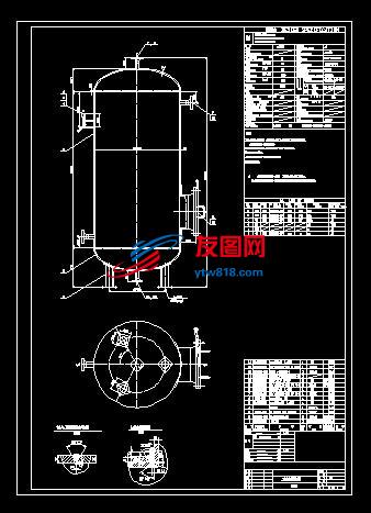 DN1200二氧化碳气体缓冲罐