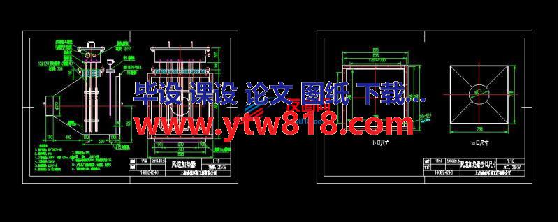 25KW风道加热器 结构图)