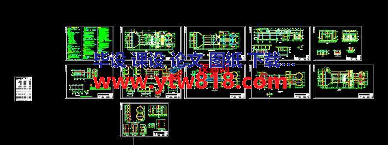 细格栅沉沙池小型施工图