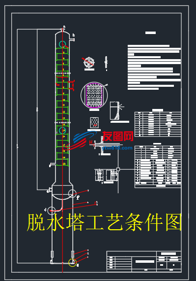 脱水塔工艺条件图