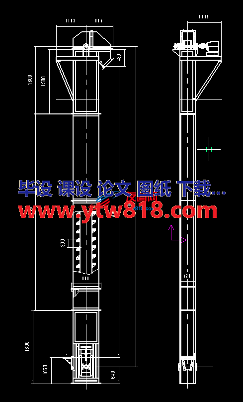 斗式提升机160图