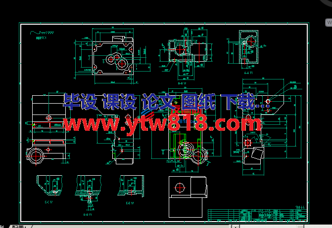 一种齿轮箱零件图.DWG