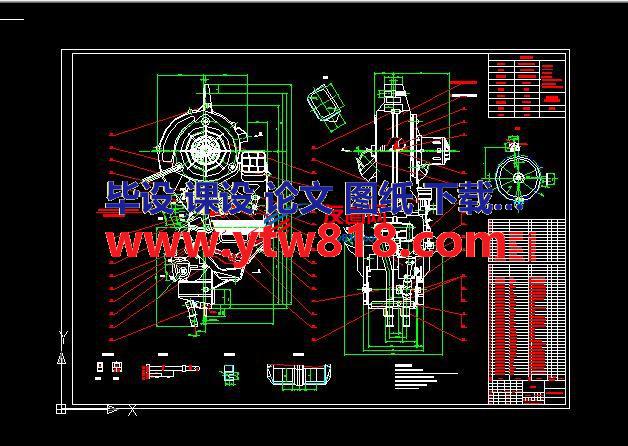 电热导管热风机详细cad装配图