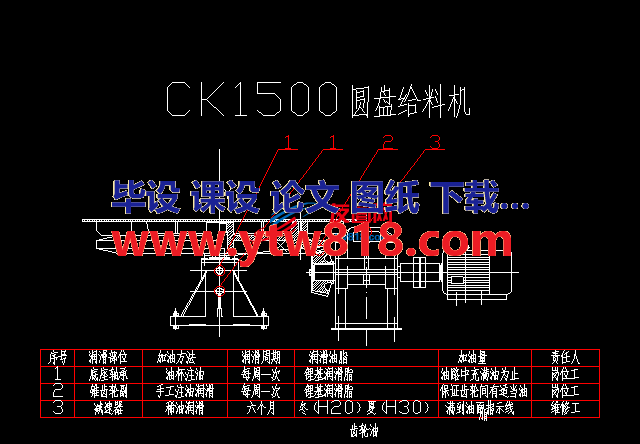 圆盘给料机润滑图