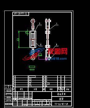 索具螺旋扣全套图纸（共5张）