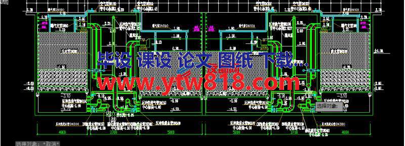 曝气生物滤池设计图