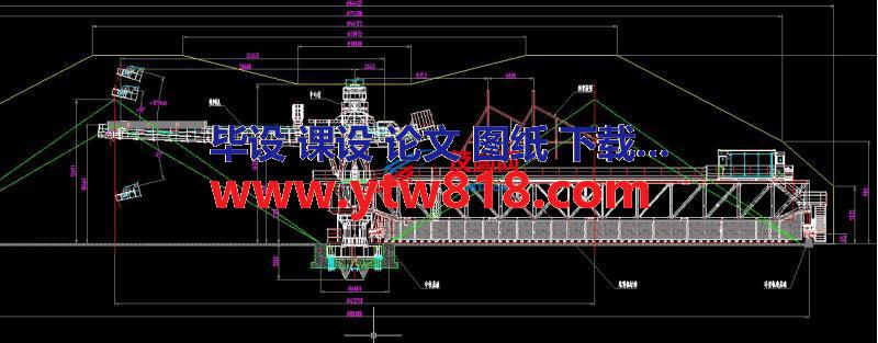 Φ80m 堆取料机图纸