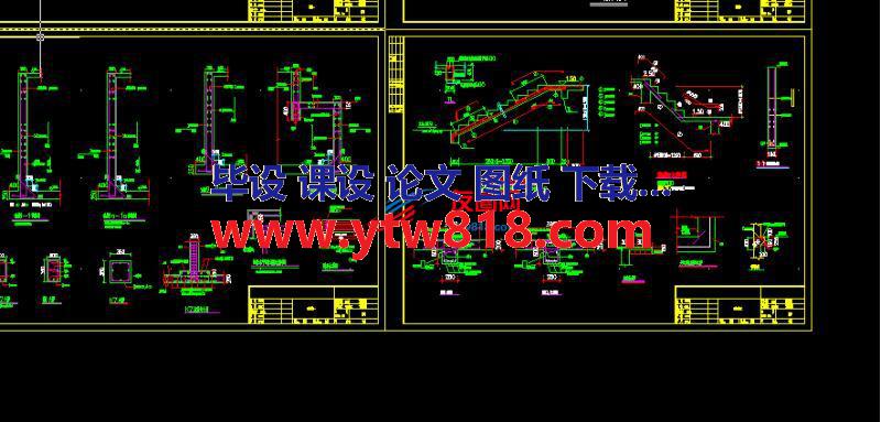 污水处理工程水池结构施工图