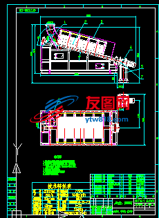 GTS1200滚筒筛总装图