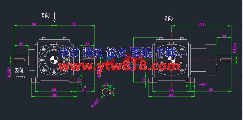 T2-1-LR齿轮换向器图