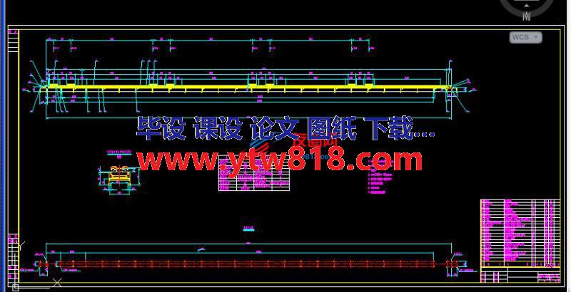 TD75型带式输送机总图TD75 B500X73.5m