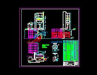 磷化除渣装置cad图