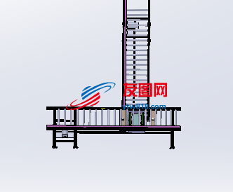 阻挡移载机构三维图