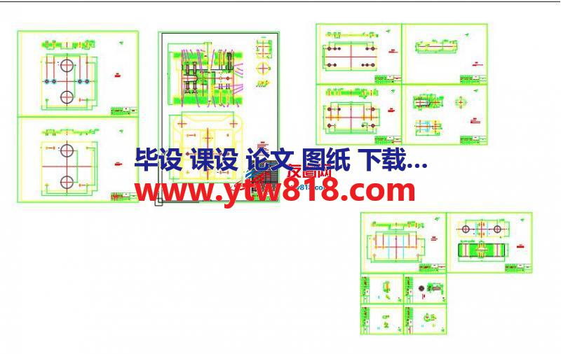 护罩壳侧壁冲孔模设计(论文+DWG图纸)(1)