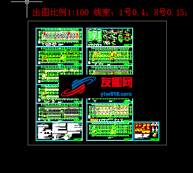 6层学生公寓楼结构施工图纸（混合结构）