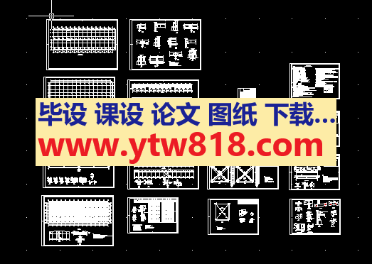 35米双跨钢结构厂房结构施工图（CAD）