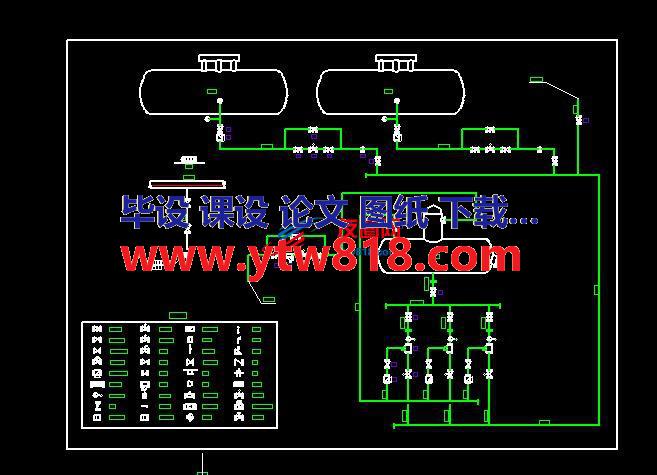 汽包给水管网图