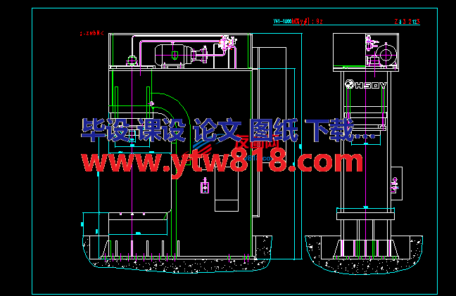 Y41-160压力机装配图.DWG