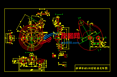 AX100后鼓盖