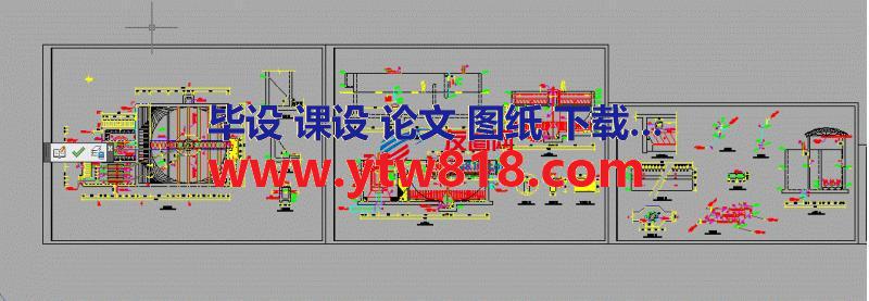 深度处理用高密度澄清池施工图纸（30000m3d）