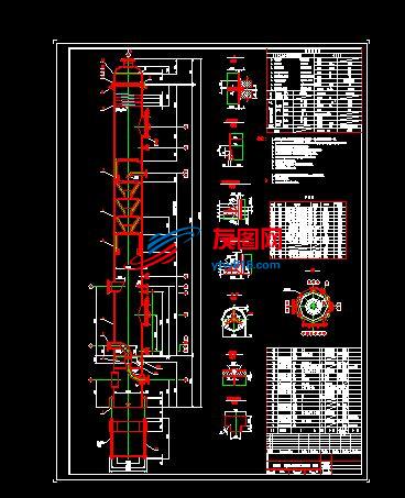 C2001尾气吸收塔大样图