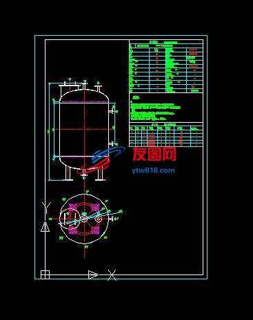 一款储料罐设计图