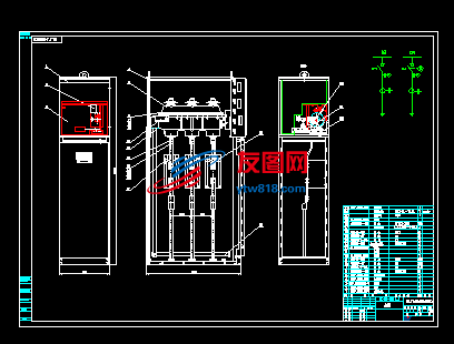 高压环网柜总装图