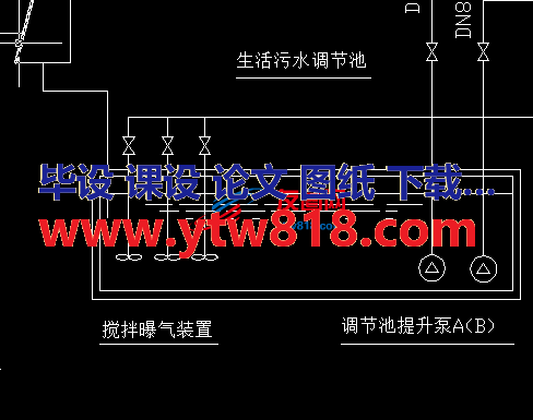 MBR处理污水反透浓水工程工艺流程图