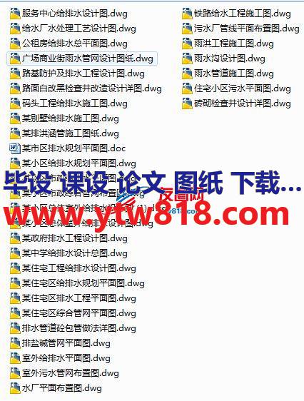 33套典型的市政给排水设计图