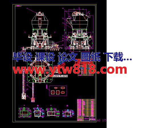 TLM50.4立磨cad总图