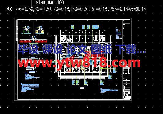 医院废气处理的平面图