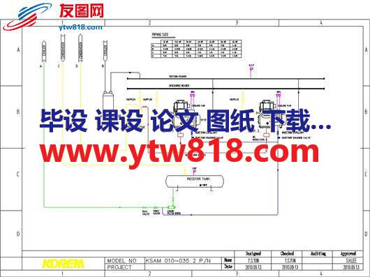 风冷标准型原理图及备置型号表