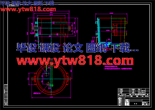 45t钢水包全套图 CAD图纸