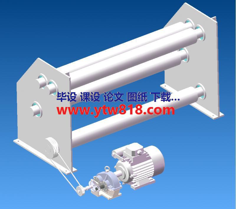 喷水织机卷取机构设计（SolidWorks+CAD）